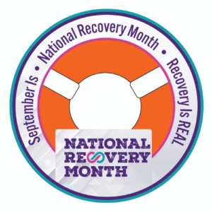 September Is National Recovery Month Logo